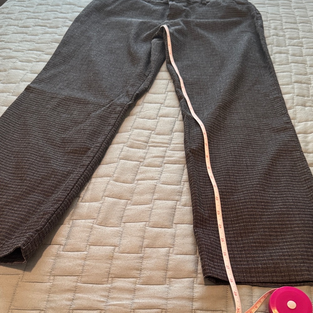 Lee Black and White Checkered Pants